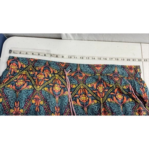 Anthropologie Pajama Pants  Animal Print 2X butterflies multicolor modal pockets - Picture 5 of 10